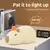 Cute Cartoon Capsule Silicone Night Light, USB recarregável, temporização, escurecimento, lâmpada de sono para decoração do quarto das crianças - comprar online