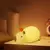 Imagem do Cute Cartoon Capsule Silicone Night Light, USB recarregável, temporização, escurecimento, lâmpada de sono para decoração do quarto das crianças