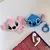 Cute Cartoon Stitch Silicone Casos para Airpods, Fone de ouvido Bluetooth protetor, Capa de carregamento sem fio para Airpods Pro 1, 2, 3 - Capibara Senpai