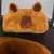 Capybara Plush Pen Bag, Capibala Recheado Animal, Capivara Dos Desenhos Animados, Bolsa de Lápis Macio, Papelaria Boneca na internet