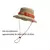 Chapéu de pescador vintage para homens e mulheres, chapéu sol de aba grande, contraste, ao ar livre, camping, montanhismo, verão - loja online