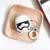 3D Cartoon Silicone Case com gancho, capa protetora para Airpods 1, 2, 3 Pro, fone de ouvido sem fio - Capibara Senpai