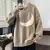 2024 nova marca outono inverno camisola dos homens moda malha macia jumper corea na internet