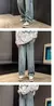 Calça jeans reta de patchwork estrela masculina Y2K borla, calça hip hop de emenda, streetwear masculino, roupa coreana, nova moda