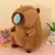 Capybara Anime de pelúcia fofa, pelúcia kawaii, bichos de pelúcia fofos, boneca macia, presente para criança, simulação de pelúcia - Capibara Senpai