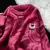 Imagem do Urso pequeno feminino Suéter de manga comprida, pulôver, malha, roupas de anim