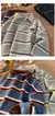 Camisola de gola alta listrada masculina, camisas polo, malhas quentes, jumper j - comprar online