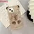 Imagem do Ins coreano bonito capivara caso macio para iphone 15 pro max caso 16 14 plus 13 12 11 inverno peludo pele macia à prova de choque capa coque