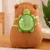 Capybara Anime de pelúcia fofa, pelúcia kawaii, bichos de pelúcia fofos, boneca macia, presente para criança, simulação de pelúcia