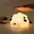 Luz noturna LED com sensor de toque para crianças, ovelhas fofas, panda, resina de silicone, carregamento USB, cronometrado, decoração do quarto, luz noturna - Capibara Senpai