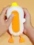 Doudou Duck Night Light para Crianças, Soft Eye Care, Carregamento USB, Timing Automatic Clap, Silicone Lamp, Gift, 1Pc