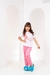 Pijama Infantil Calça Borboleta Rosa - comprar online