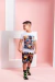 Pijama Infantil Manga Curta Marvel & Stitch na internet