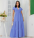 Vestido Longo Liso Evangelico Manga Babado Moda Verão