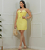 Vestido curto feminino alfaiataria sensorial de alcinha