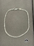 Pulseira de prata masculina-GRUMET DUPLO 2mm-Prata 925 - loja online