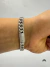 Pulseira de prata masculina fecho gaveta-GRUMET 8mm ice style-Prata 925