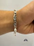 Pulseira de prata masculina-3x1 6,5mm-Prata 925 - Thiagão Das Pratas