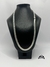 -Cordão de prata masculino-GRUMET 8mm 80cm na internet