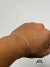 Pulseira de prata masculina- cartie 1,8mm-Prata 925 maciça - comprar online