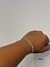 Pulseira de prata masculina-3x1 6,5mm-Prata 925 - comprar online