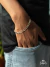 Pulseira de prata masculina-3x1 6,5mm-Prata 925 - comprar online