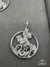 Pingente medalha São Jorge (P)-PRATA 925 na internet