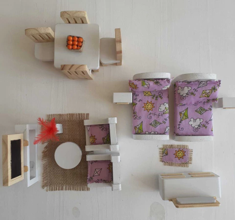 MUEBLES PARA LA CASITA DE MUÑECOS - comprar online