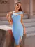 Vestido Sem Encosto de Um Ombro - Sexy e Elegante com Fenda - comprar online