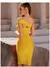 Vestido Sem Encosto de Um Ombro - Sexy e Elegante com Fenda - loja online