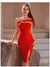 Vestido Sem Encosto de Um Ombro - Sexy e Elegante com Fenda - loja online