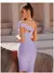 Imagem do Vestido Sem Encosto de Um Ombro - Sexy e Elegante com Fenda