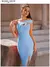 Vestido Sem Encosto de Um Ombro - Sexy e Elegante com Fenda