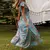 Vestido Maxi Feminino com Decote em V - Estampa Floral Boêmia - Lunna Rosa Store - Transforme seu guarda-roupa e sinta-se confiante!