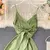 Imagem do Vestido Longo Boho Feminino Teeuiear - Decote em V e Alças de Espaguete