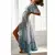 Vestido Maxi Feminino com Decote em V - Estampa Floral Boêmia na internet