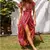 Vestido Maxi Feminino com Decote em V - Estampa Floral Boêmia - Lunna Rosa Store - Transforme seu guarda-roupa e sinta-se confiante!