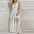 Vestido Sexy Aberto para Verão - Elegância com Babados e Bainha Aberta - comprar online