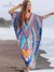 Kaftan Biquíni Cover-up Boho EDOLYNSA - Conforto e Estilo para o Verão na internet