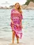 Kaftan Biquíni Cover-up Boho EDOLYNSA - Conforto e Estilo para o Verão - Lunna Rosa Store - Transforme seu guarda-roupa e sinta-se confiante!