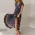 Vestido Maxi Feminino com Decote em V - Estampa Floral Boêmia - Lunna Rosa Store - Transforme seu guarda-roupa e sinta-se confiante!