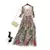Imagem do Vestido de Festa Bordado Feminino - Floral Boêmio