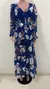 Vestido Maxi Floral com Decote em V - Estilo Casual para o Verão na internet