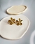 Brinco Flor Dourado com Zircônia - comprar online