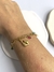 Pulseira Dupla com Pingente de Cadeado - comprar online