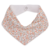 BABADOR BANDANA SUEDINE E ATOALHADO FLORAL MINI&CO