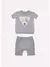 CONJUNTO TRICOT BLUSA E BERMUDA CANGURU PITUCHINHUS FOR BOYS