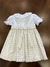 VESTIDO FLORAL BORDADO GOLA ROANA - My Baby