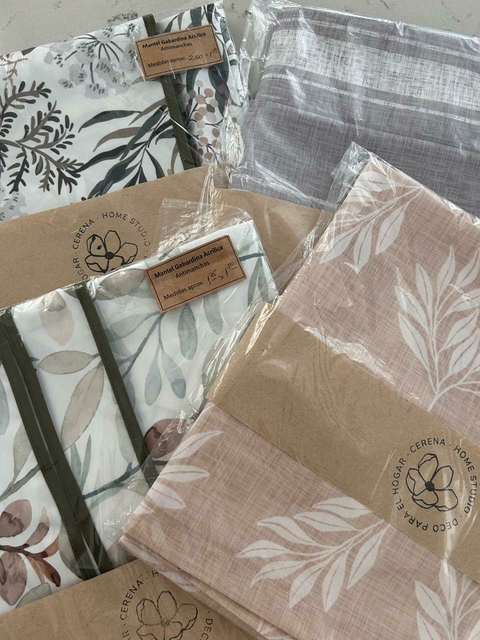 Manteles de Gabardina Impermeable - Varios diseños y medidas - comprar online