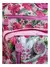 Mochila Escolar con Carro Footy F311 Floreada Rosa Reforzada 25L - tienda online